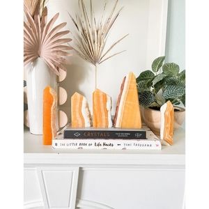 Orange Calcite Points #1